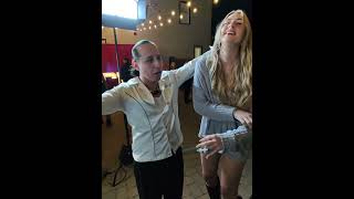 7 Ft Lady Picks Up Into Small Men