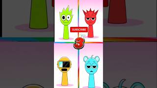 Sky Blue (Sky)Lime (OWAKCX)Red (Raddy)Fun Bot sings along #sprunki #shorts #gaming #BeatsHub