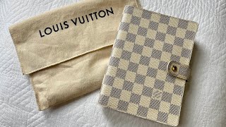 Louis Vuitton Agenda MM Damier Azur - LVLENKA Luxury Consignment