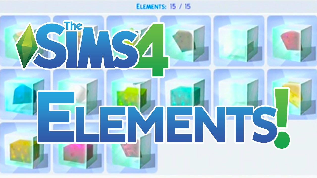 The Sims 4 How to get Elements