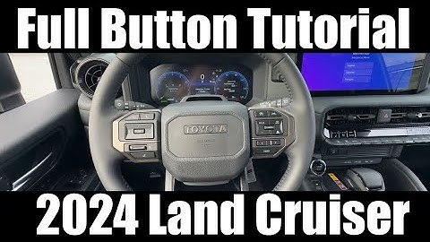2024 Toyota Land Cruiser: Features & Controls Explained