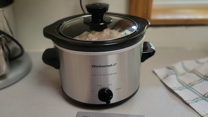 Prepology 2-qt Mini Slow Cooker with Removable Wrap ,Eggshell