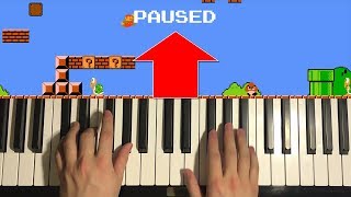 HOW TO PLAY - Super Mario Bros. - Pause Sound Effect (Piano Tutorial Lesson)