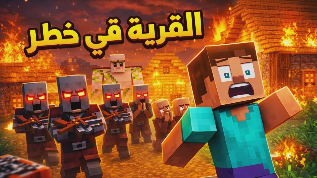 القرية مكانتش  آمنة .... شوف شنوا صار 😱#2 Minecraft