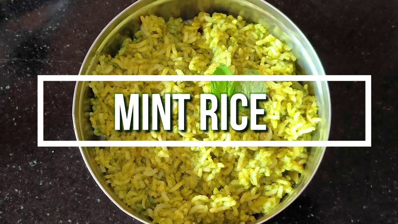 pudina-rice-recipe-mint-rice-simple-easy-pudina-rice-variety-rice