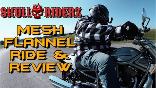 Skull Riderz Mesh Flannel Shirt Jacket Review - I Needed To Cool Off
