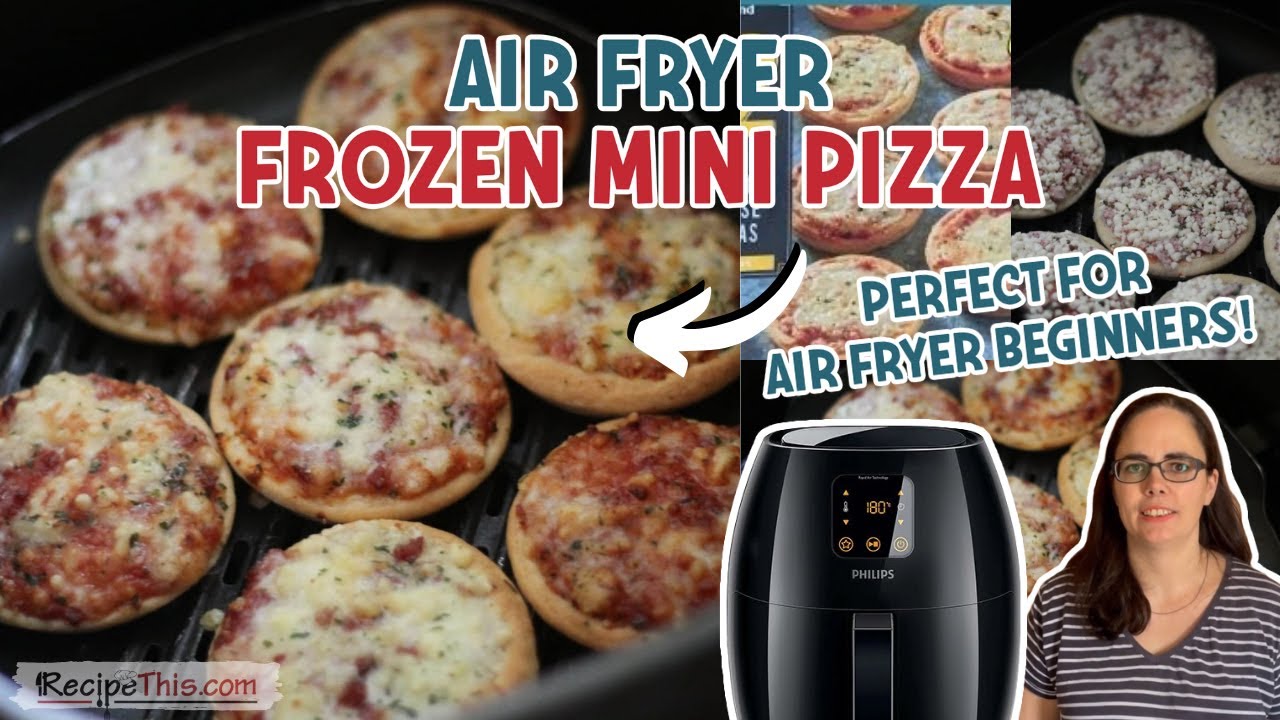 5 Minute Air Fryer Mini Pizzas - Kids Kubby