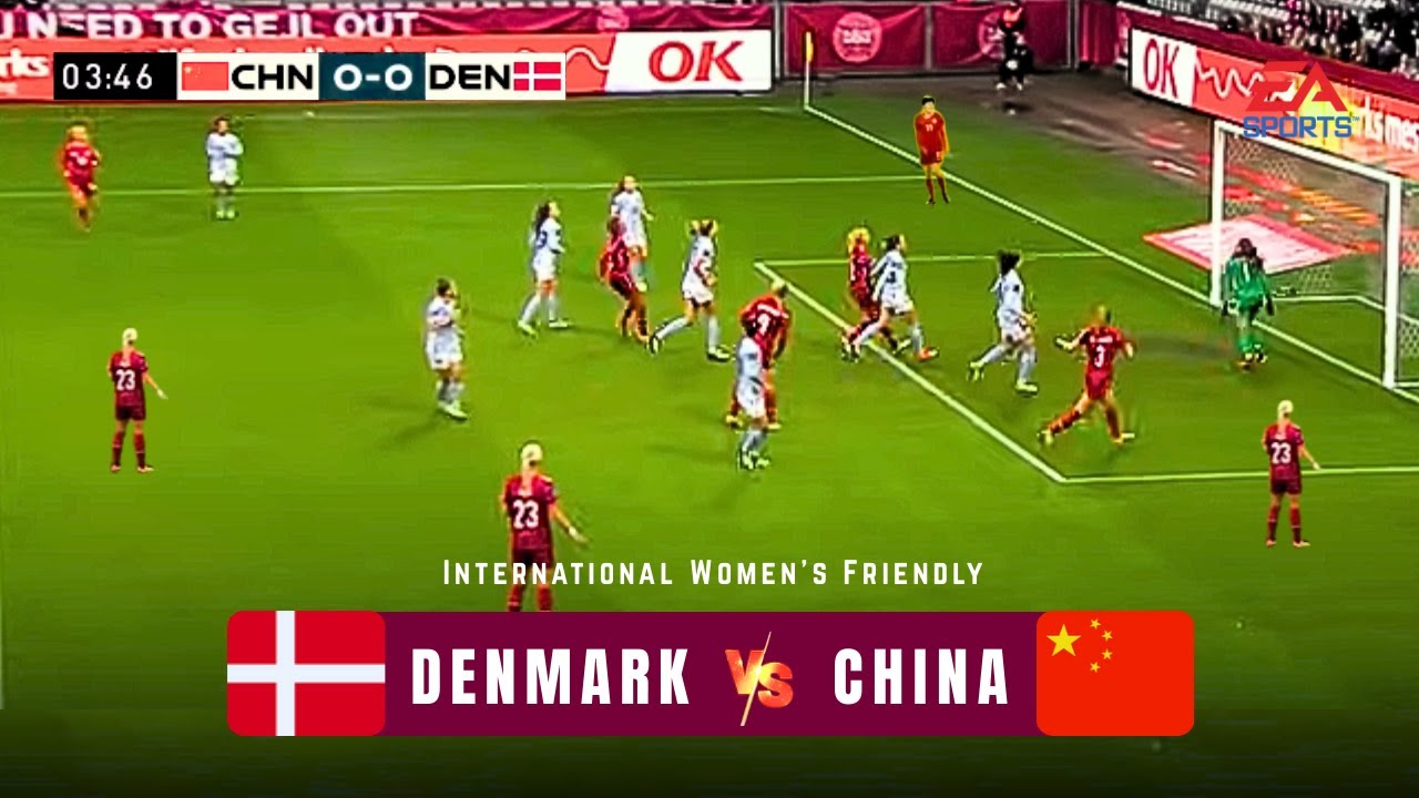 Epic Women’s Football Clash | DENMARK vs CHINA | Full Intensity Match | FIFA23 HD Gameplay