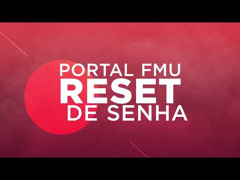 Reset de Senha - Portal FMU