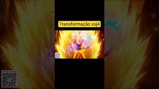 Transformação GOKU SUPER SAIYAJIN 4 #anime #dbz #dragonball #pshigorlins #goku #kakarot