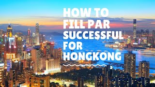 Pre Arrival Registration form HongKong Part 2