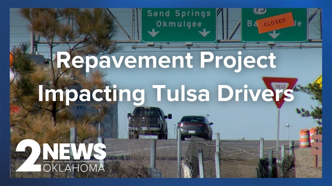 Broken Arrow Expressway drivers prepare for lane closures with repavement rehabilitation project
