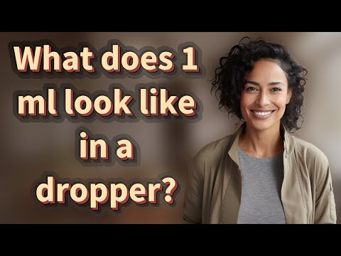 How Many Ml In A Dropper