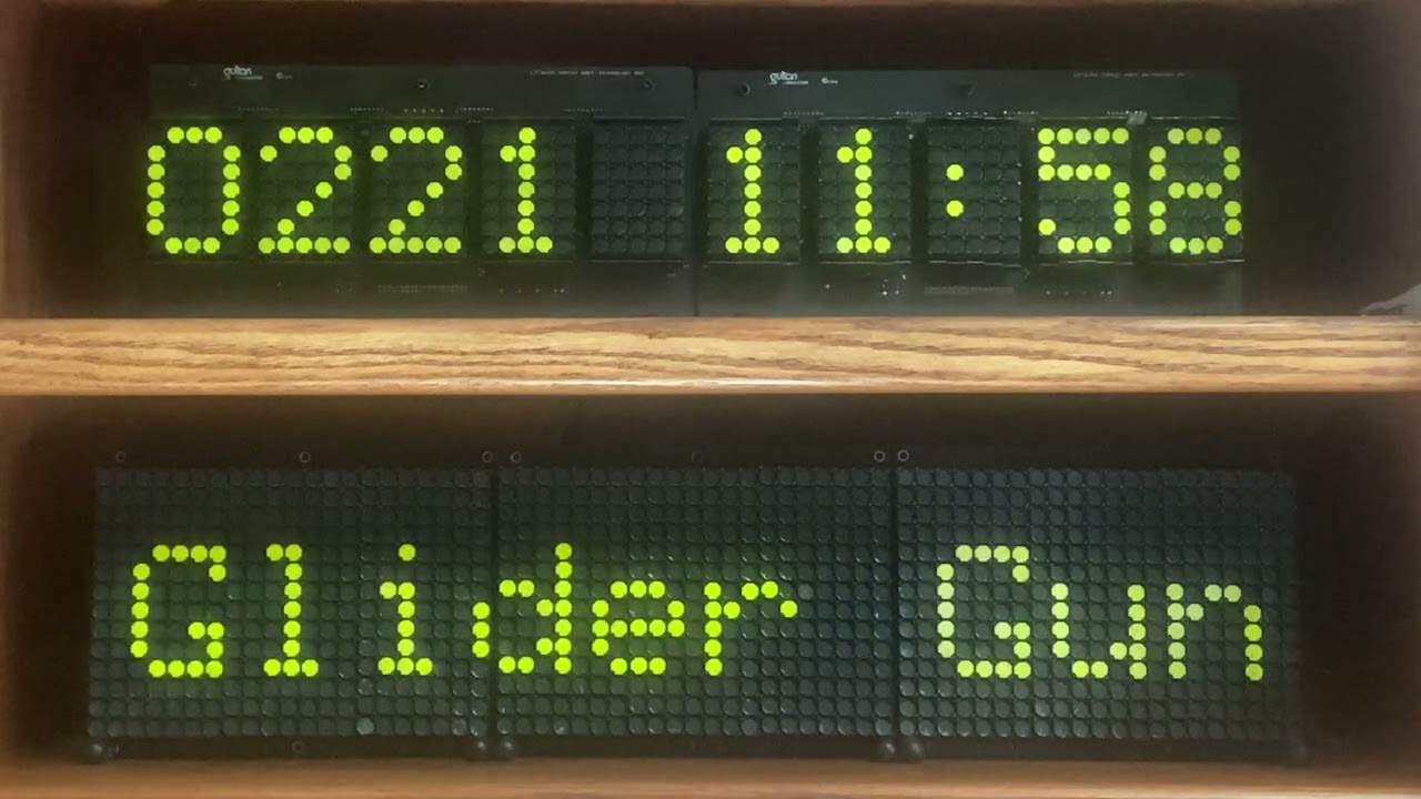 Flip Dot Display - Game of Life Frames