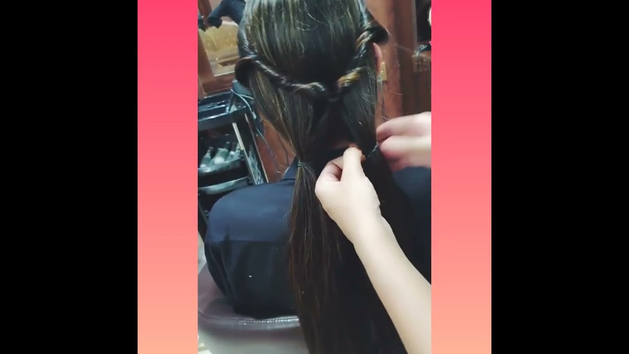 stylish unique juda hairstyle for wedding !easy judabutterfly shorts