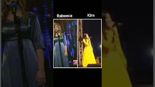 Rabeeca Khan Amd Iqra Kanwal Singing A Song