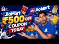 JIOMART COUPON CODE TODAY 🛒🔥 FLAT ₹500 OFF + EXTRA GROCERY DEALS 😱 LIMITED TIME OFFER 💥
