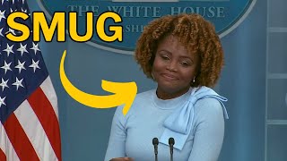 Watch KJP’s SMUG FACE as Reporter DESTROYS Her for Never Calling on Him