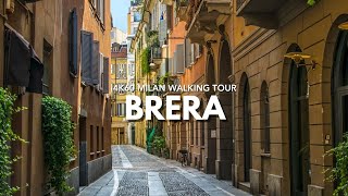Tourists Must Try Walking in Milan from Duomo Cathedral to Brera District [4K DJI Osmo Pocket 3]