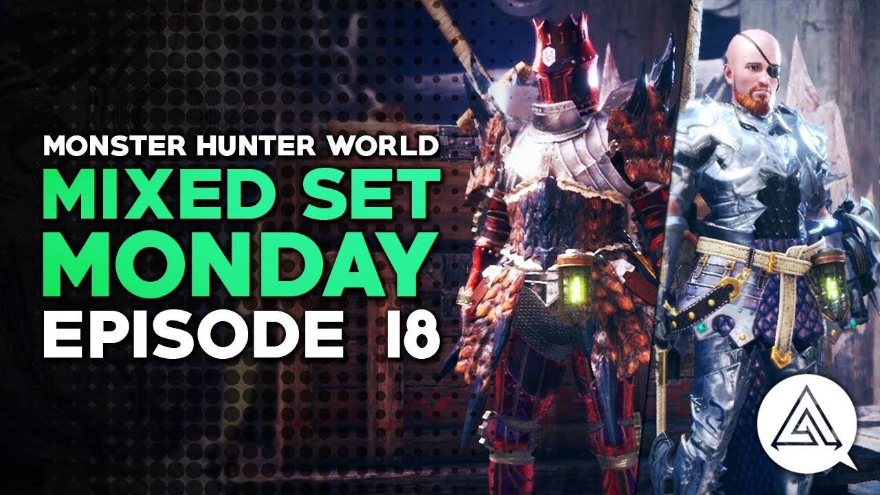 pix Teostra Armor Mhw mixed set monday 18 teostra gamma elemental crit drachen lbg more