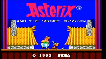 Master System Longplay - Asterix and the Secret Mission | Obelix (1993)