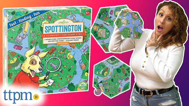 Spottington Board Game from eeBoo Instructions + Review!