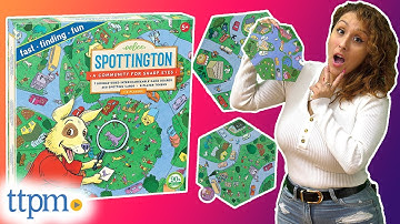 Spottington Board Game from eeBoo Instructions + Review!