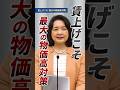 いま必要なのは物価高対策｜賃上げこそ最大の対策