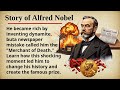 Story of Alfred Nobel || 🧪🏆 Learn English Through Story Level 2 || Graded Reader 🎧