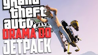 O verdadeiro drama da mochila a jato! - GTA 5 Momentos Engraçados