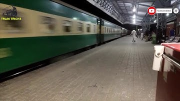 Pak Business Express 33UP Crossing Through Tando Adam Station Pakistan Railways