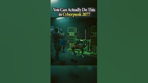 You Can Actually Do This in Cyberpunk 2077 #shorts #cyberpunk2077