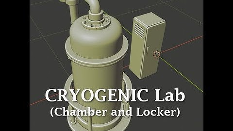 Blender 2.8: Modeling a Cryogenic Lab (Part 10)