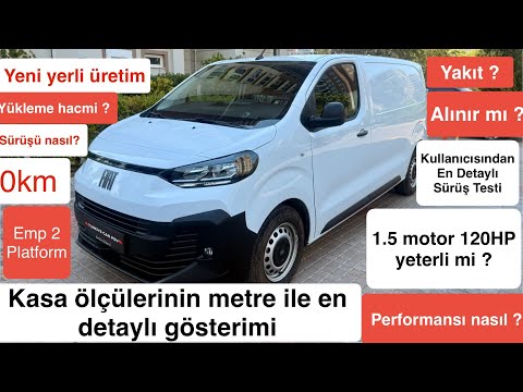 YENİ FİAT SCUDO 1.5 MULTİJET 120HP KULLANICISINDAN UZUN DÖNEM TR NİN EN DETAYLI TANITIM SÜRÜŞ TESTİ