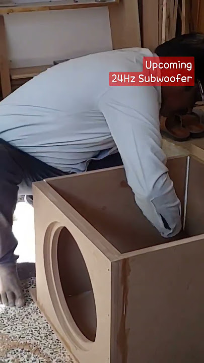DIY Subwoofer build 12' | Deep bass | 24Hz enclosure | Pioneer