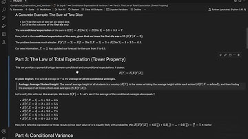 Conditional Expectation and Variance