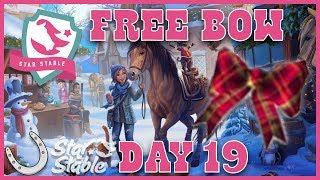 Day 19 Free SSO Mane Bow Code  Holiday Calendar 2018  Star Stable Online