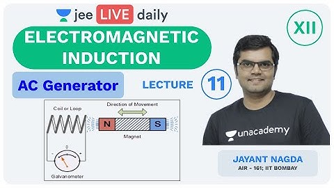JEE Mains: Electromagnetic Induction - Lecture 11 | Unacademy JEE  | IIT JEE Physics | Jayant Nagda