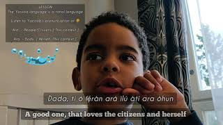Famous My five-years-old  biracial kid has a question for the Nigeria government | Yoruba Pikin Profile