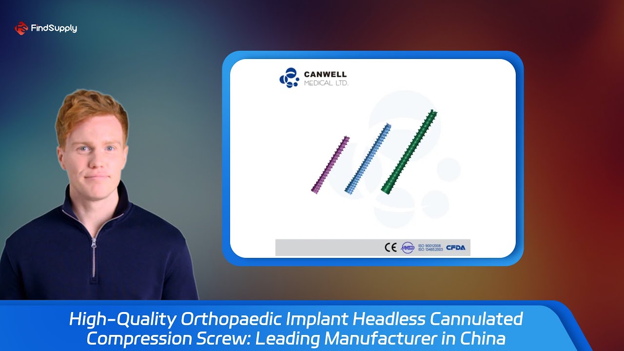 High-Quality Orthopaedic Implant Headless Cannulated Compression Screw: Leading Manufacturer in Chin