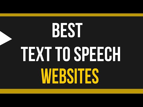 Best Text To Speech Websites