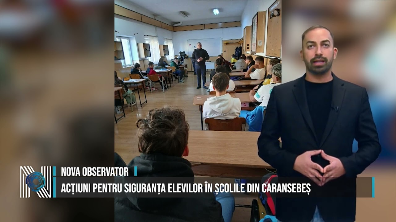 Acțiuni pentru siguranța elevilor în școlile din Caransebeș