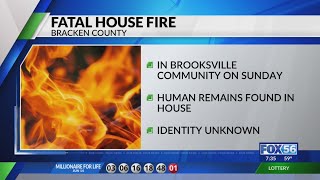 Human remains found by first responders battling northern Kentucky house fire