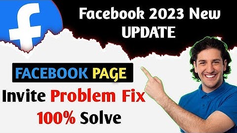 Facebook Page Invite Friends Option Not Showing|Facebook Page Invite Friends Problem Solve 100%|2022