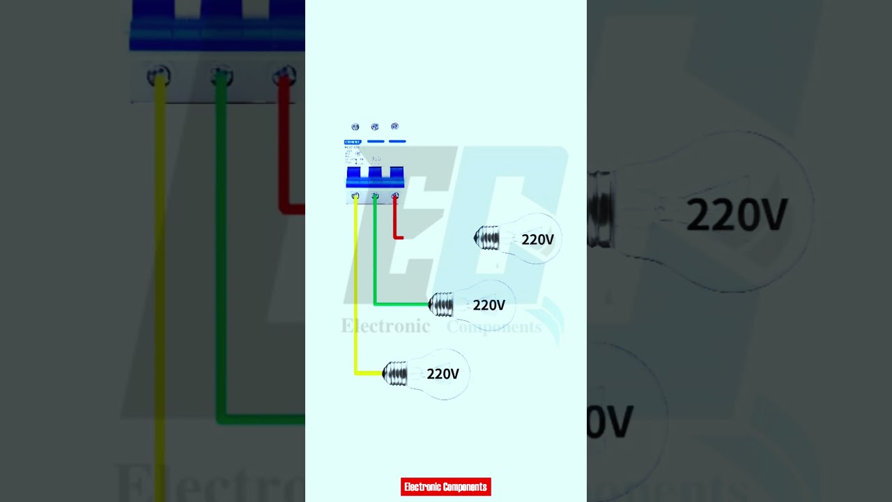 Convert 380V 3 Phase to Power 220V Bulbs – Easy Wiring Trick 