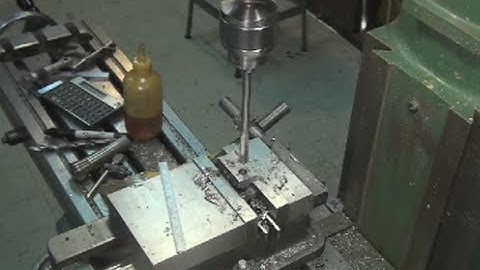 Carriage Stop Body Part Three, Drilling the Holes