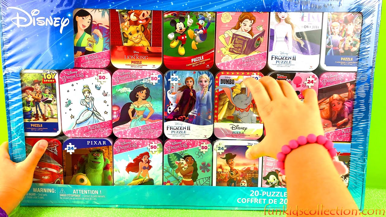 Puzzle Disney Frozen 3 en 1 - 20 pièces - 36 pièces - 50 pièces