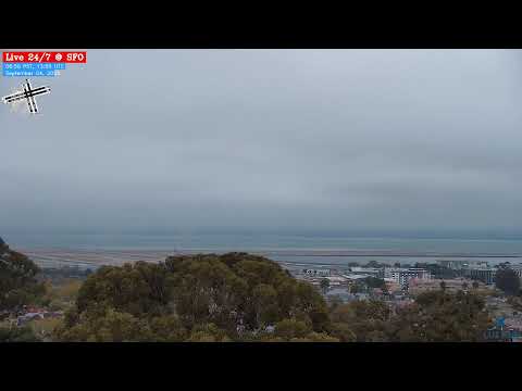 🔴SFO Airport Live 24/7 Tracking, Aircraft Labelling and ATC Audio in HD Webcam