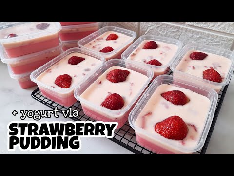Resep Puding Yogurt Strawberry
