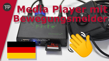[DEU] MedeaWiz Sprite DV-S1 - Video per Bewegungsmelder starten | AtmosFX Media Player